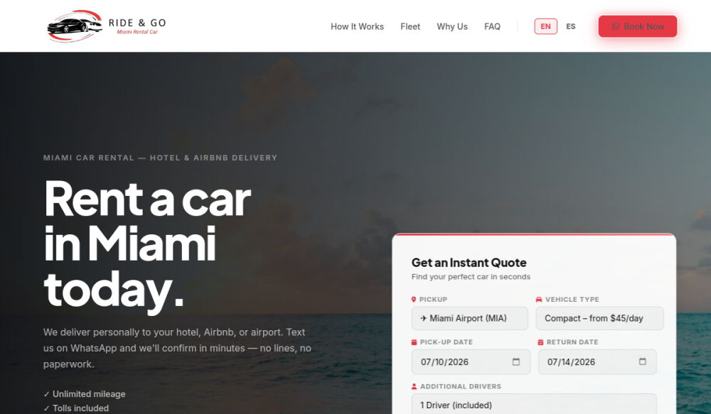 Vista previa de Ride & Go Miami