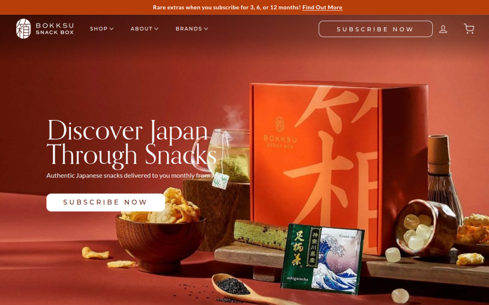 Screenshot of Bokksu
