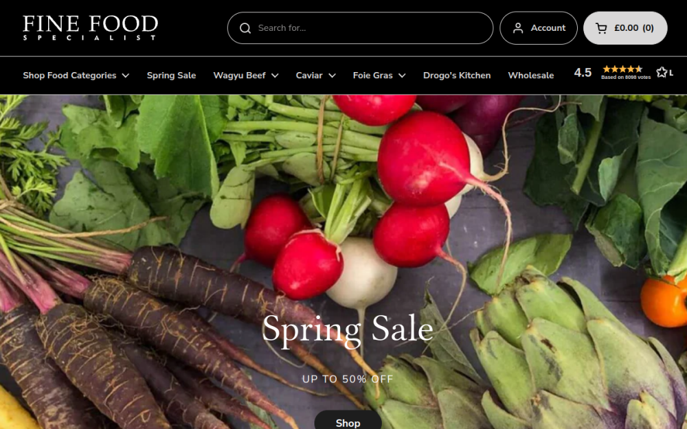 Screenshot of Fine Food Specialist
