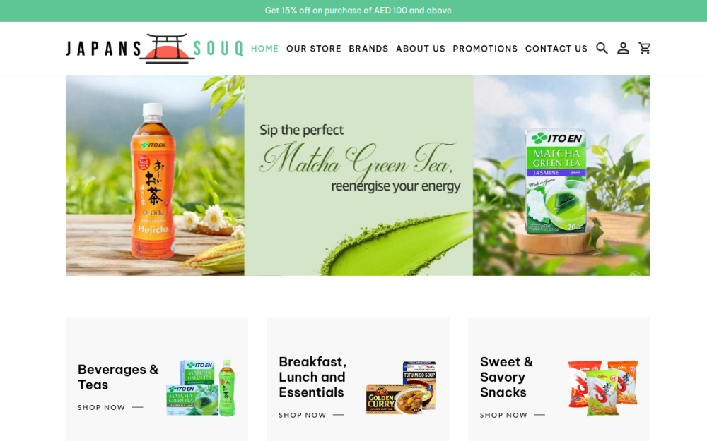 Screenshot of JapanSouq