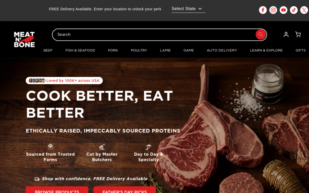 Screenshot of Meat N' Bone