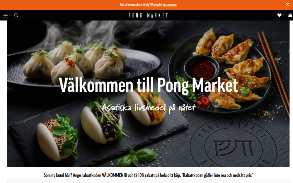 Screenshot of Pong Market