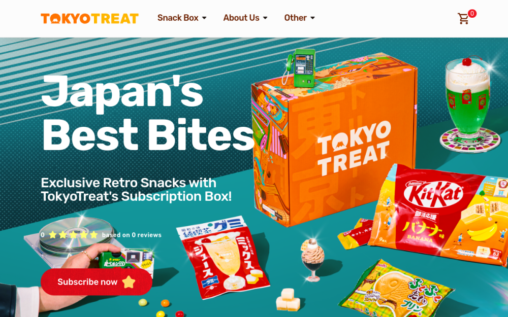 Screenshot of TokyoTreat