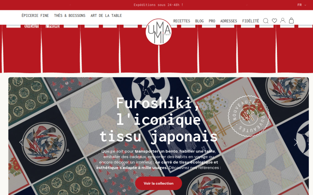Screenshot of Umami Paris