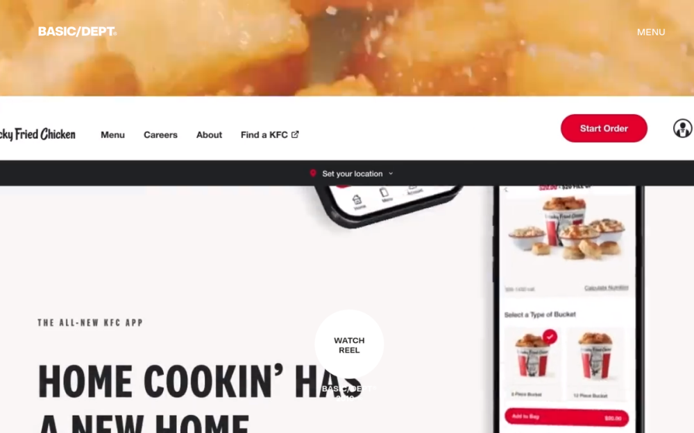 Basic Agency — Portfolio Website example