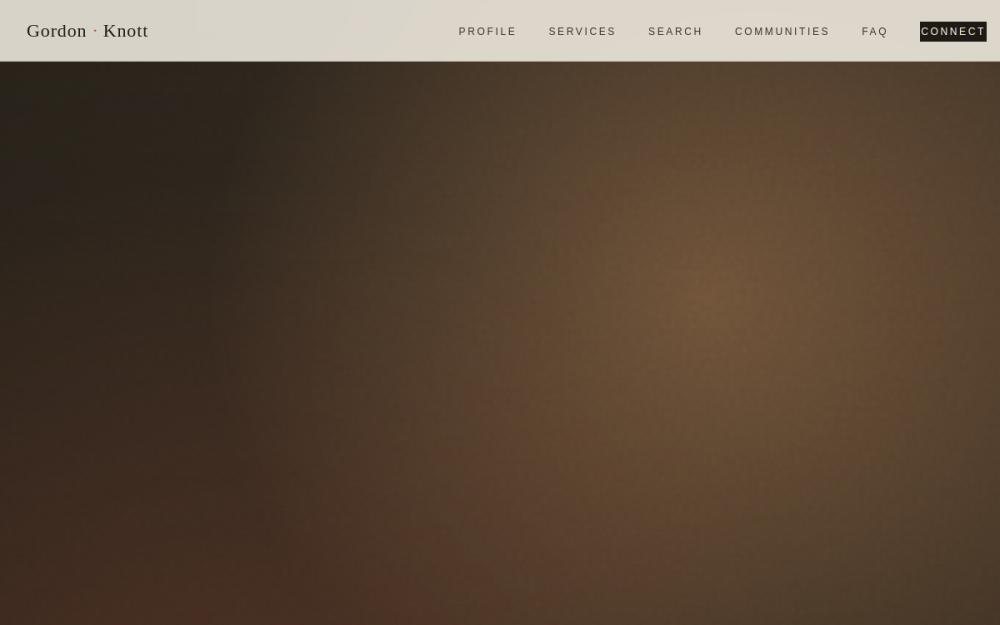 Gordon Knott website screenshot