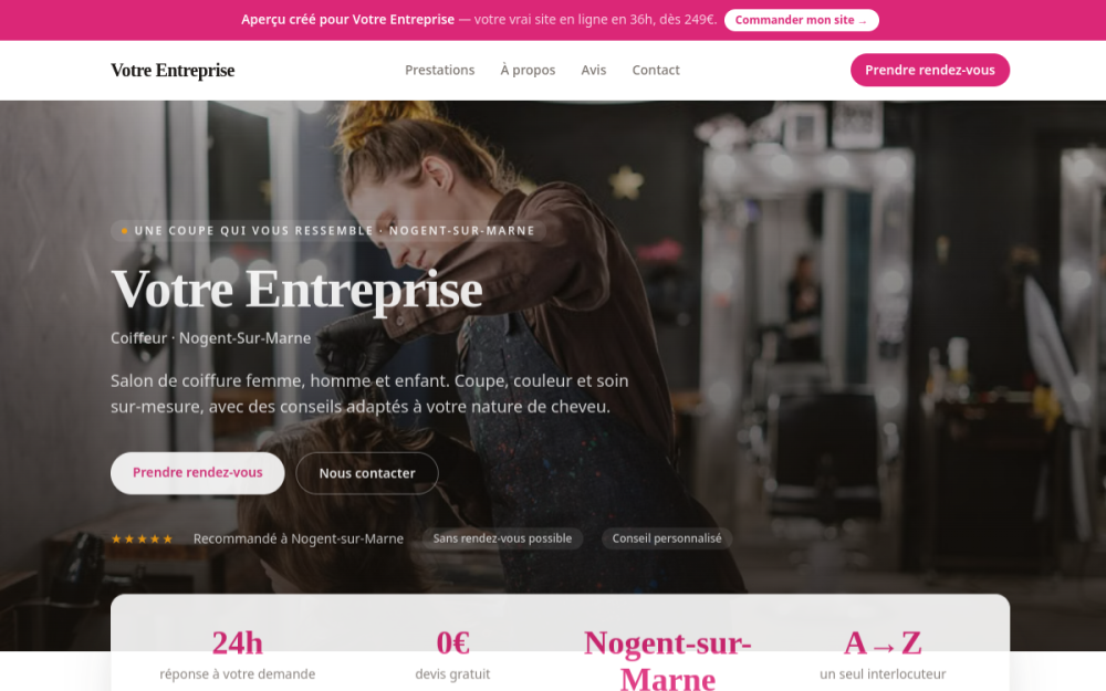 Agence web Nogent-sur-Marne — création de site internet à Nogent-sur-Marne
