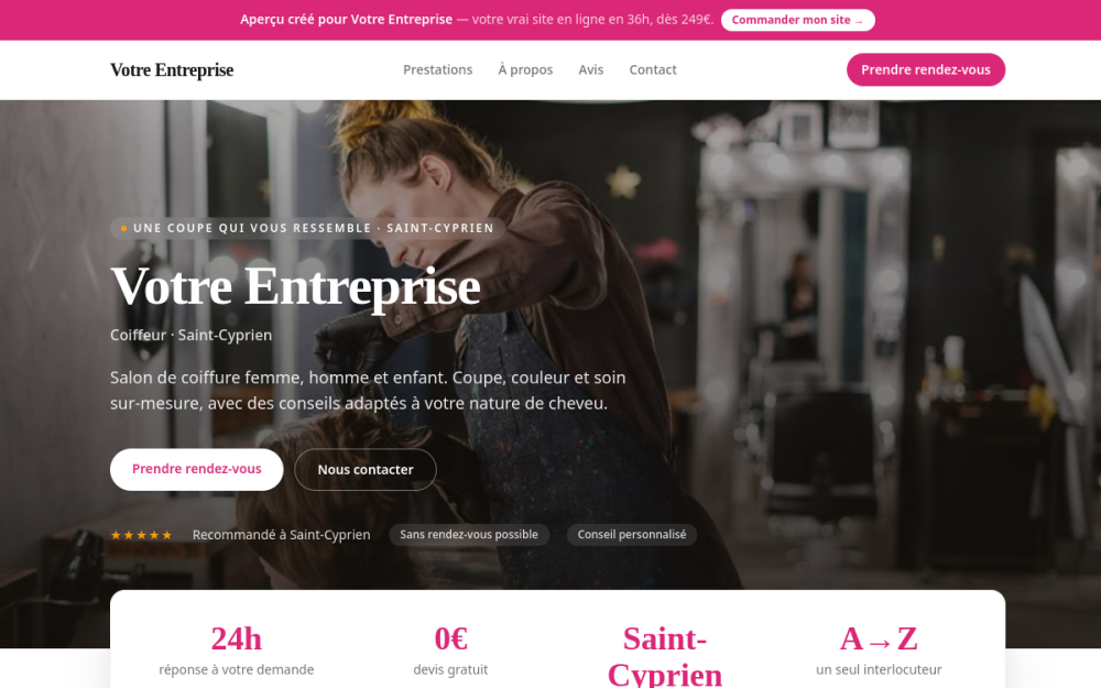 Agence web Beauté & Bien-être à Saint-Cyprien — création de site internet
