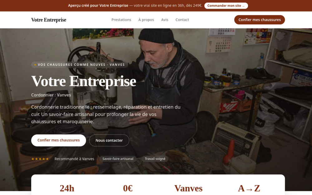 Agence web Services & Réparation à Vanves — création de site internet