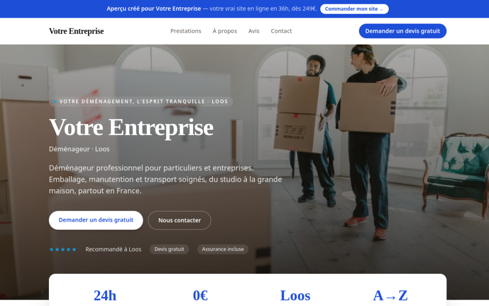 Agence web Maison & Services à domicile à Loos — création de site internet