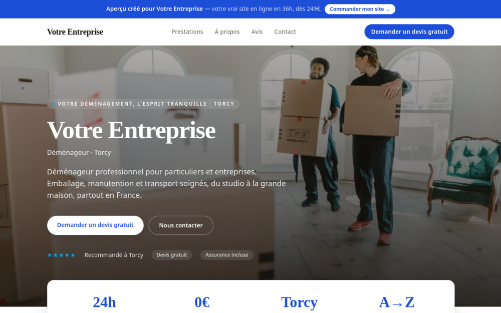 Agence web Maison & Services à domicile à Torcy — création de site internet