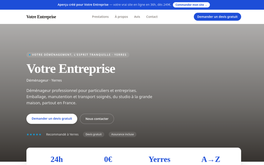 Agence web Maison & Services à domicile à Yerres — création de site internet