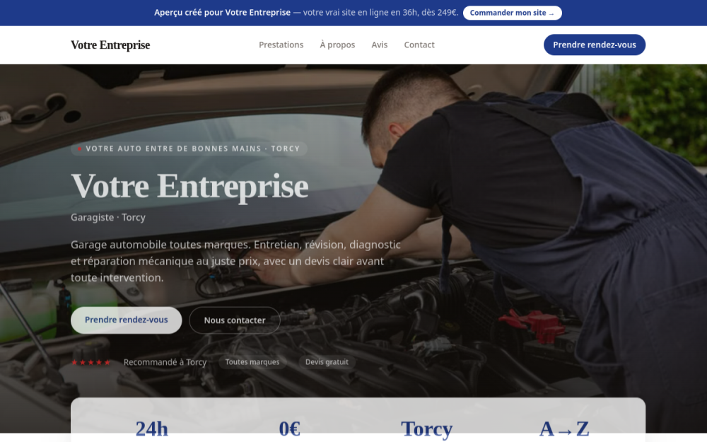 Agence web Automobile à Torcy — création de site internet