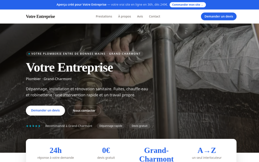 Agence web Bâtiment & Travaux à Grand-Charmont — création de site internet