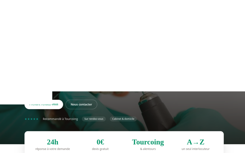 Agence digitale pour prothésiste dentaire à Tourcoing — création de site internet prothésiste dentaire à Tourcoing