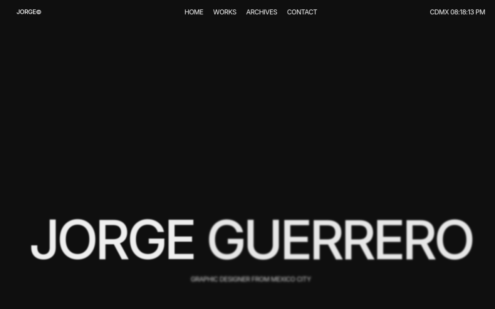JORGE website preview