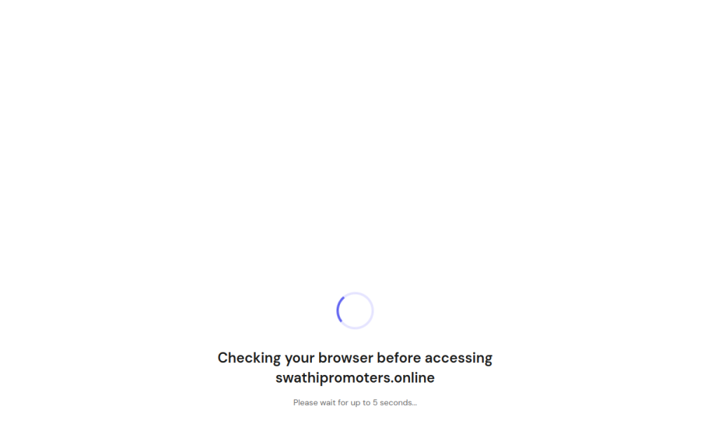 Swathi Promoters website screenshot