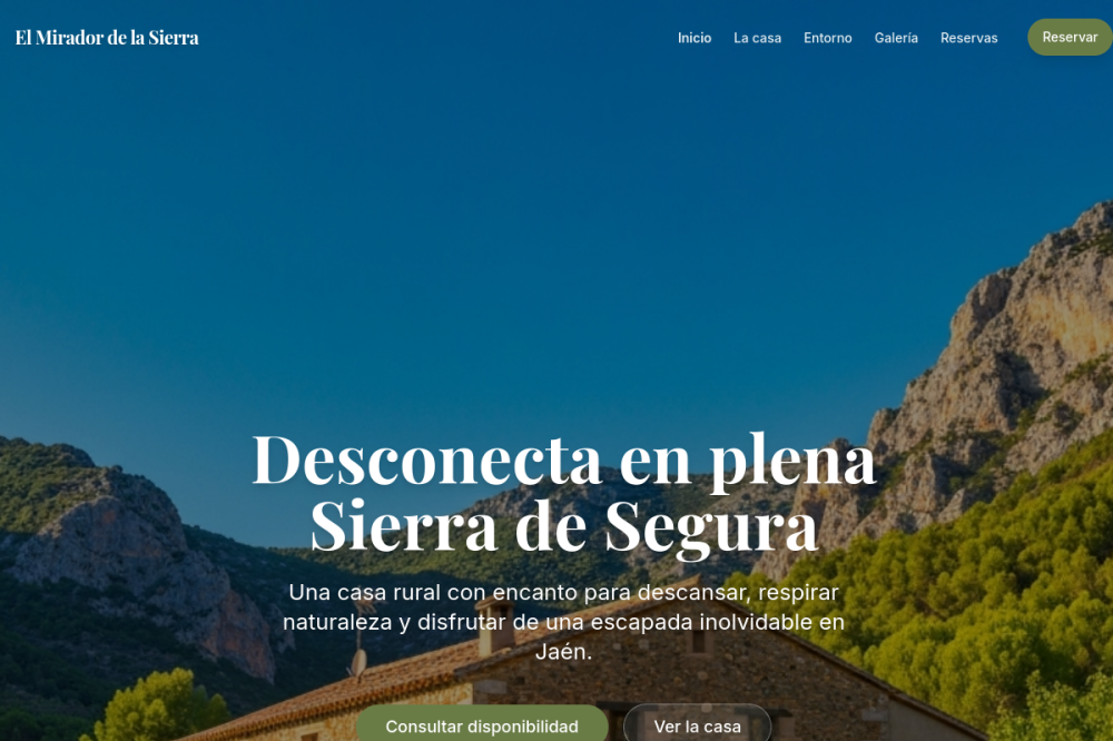 Captura de pantalla de Alojamientos Rurales