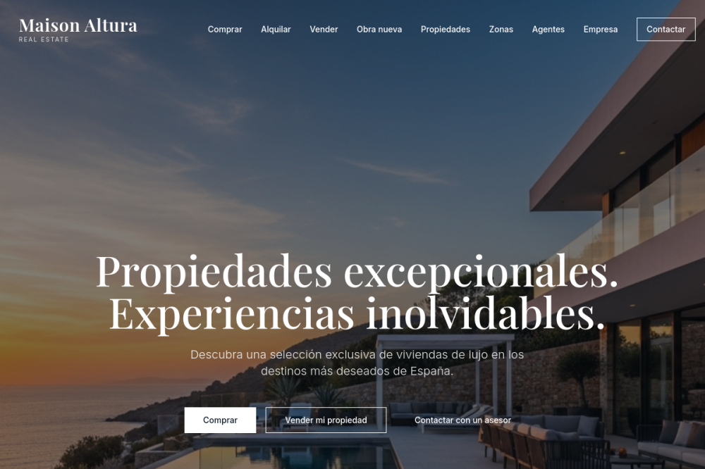 Captura de pantalla de Inmobiliaria