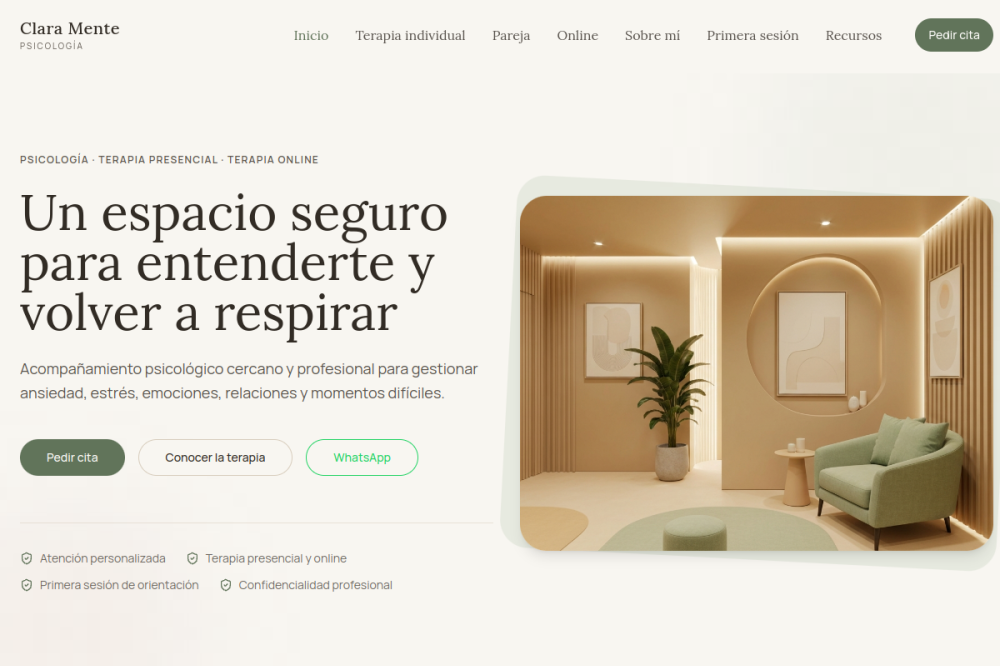 Captura de pantalla de Psicólogo