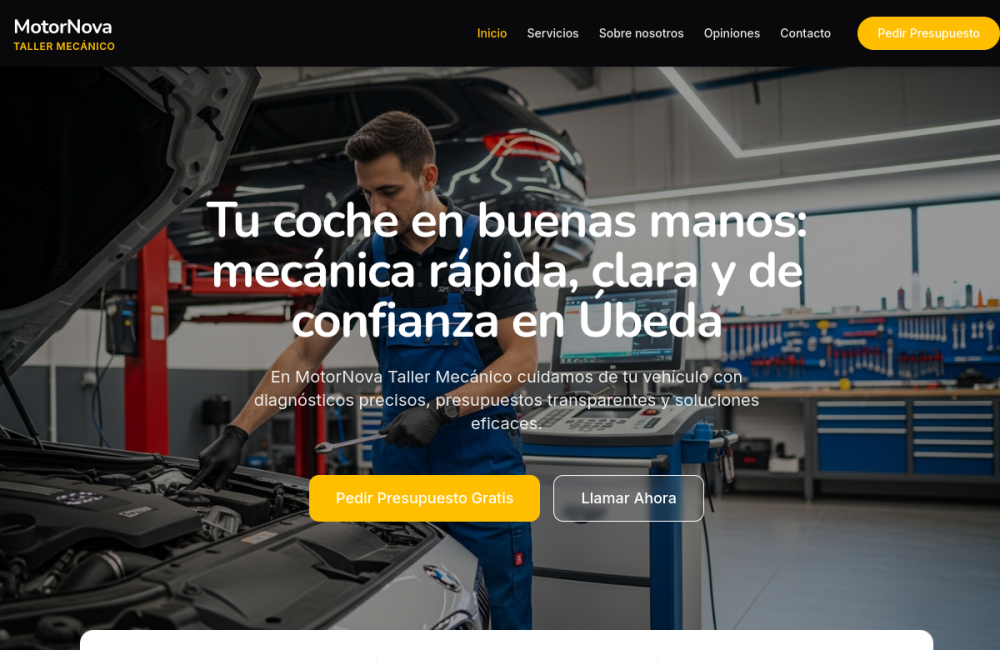 Captura de pantalla de Taller Mecánico