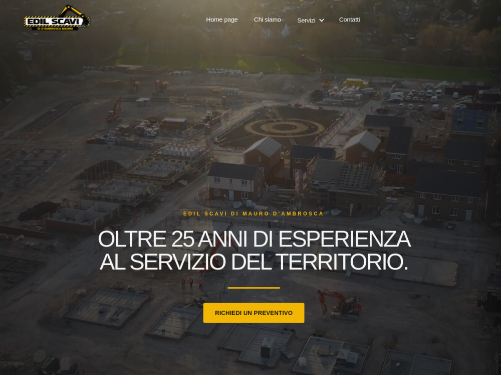 Anteprima del sito Edilscavi D’Ambrosca