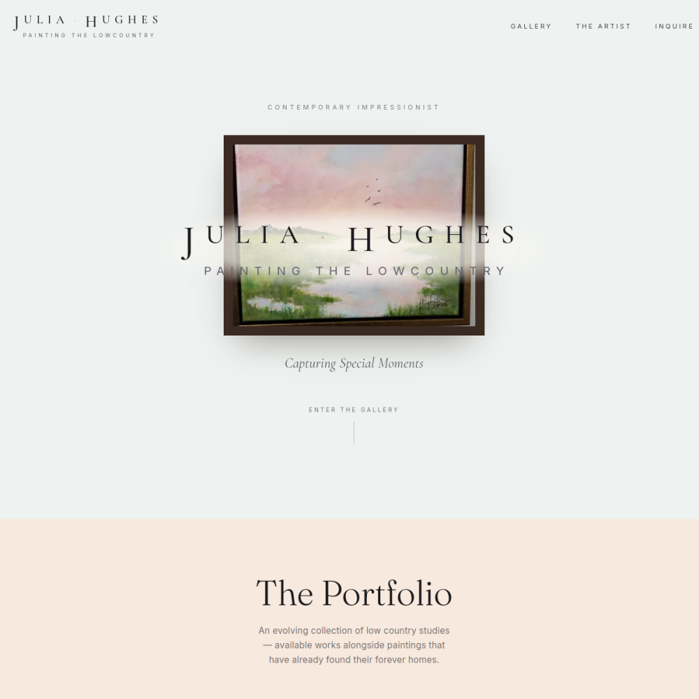 Julia Hughes Art screenshot