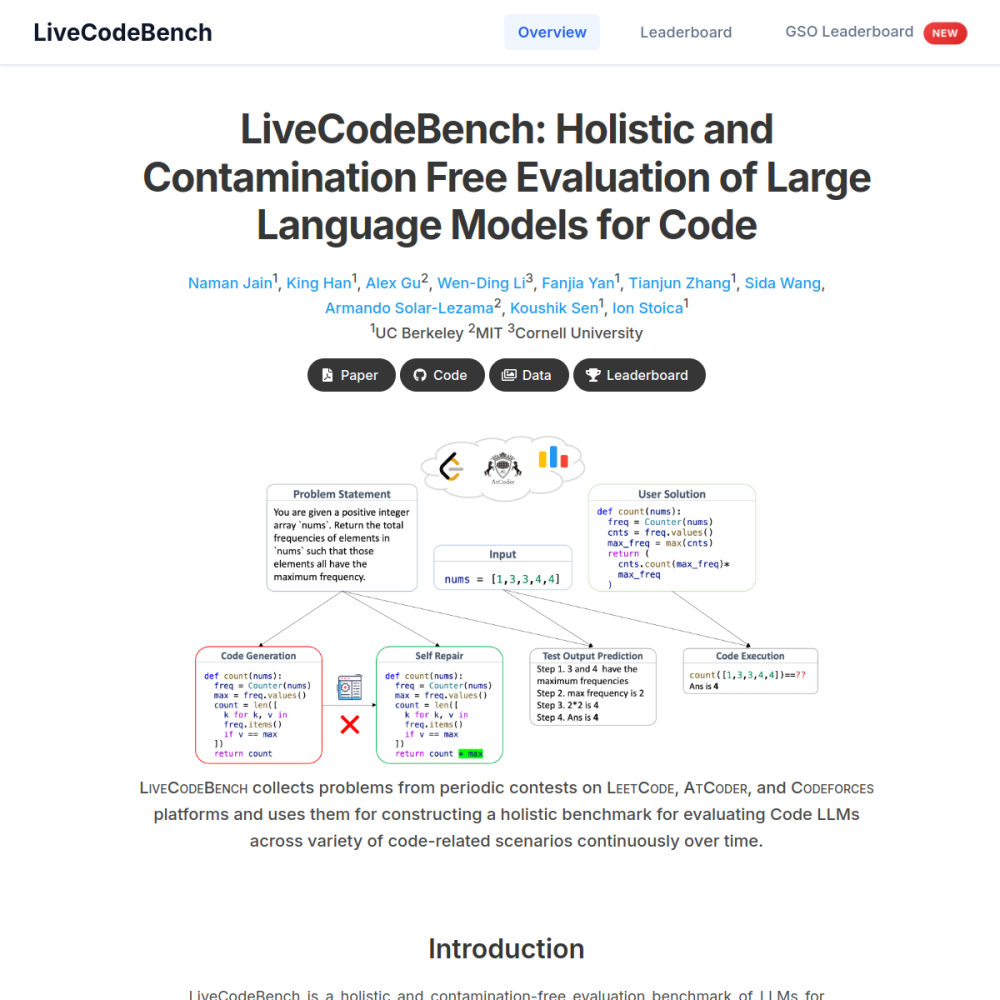 LiveCodeBench