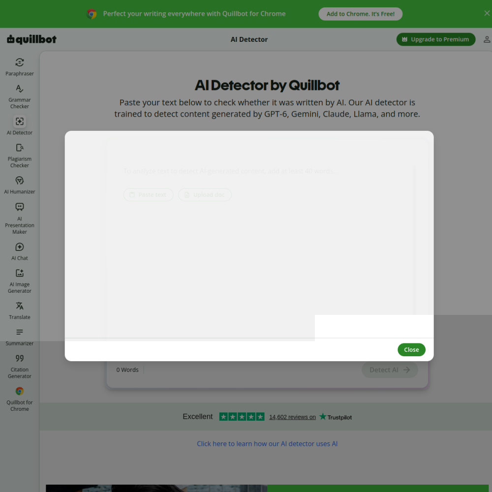 QuillBot AI Detector
