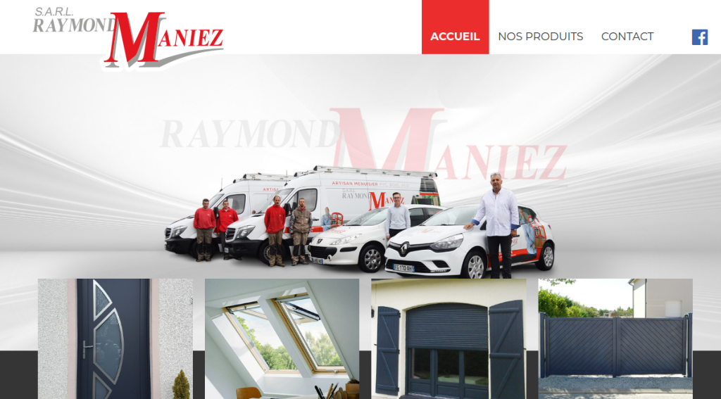 Site réalisé : Menuiserie Maniez
