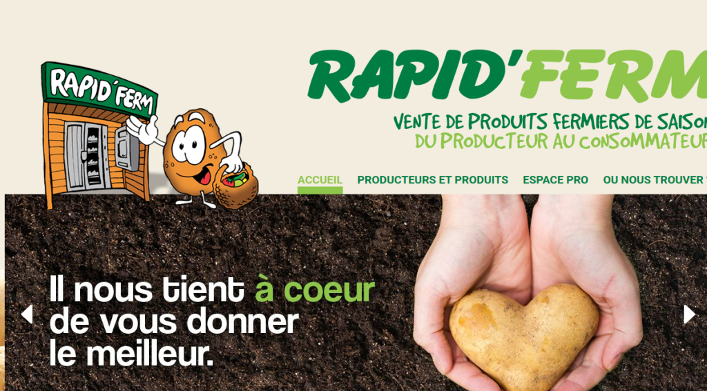 Site réalisé : Rapid'Ferm