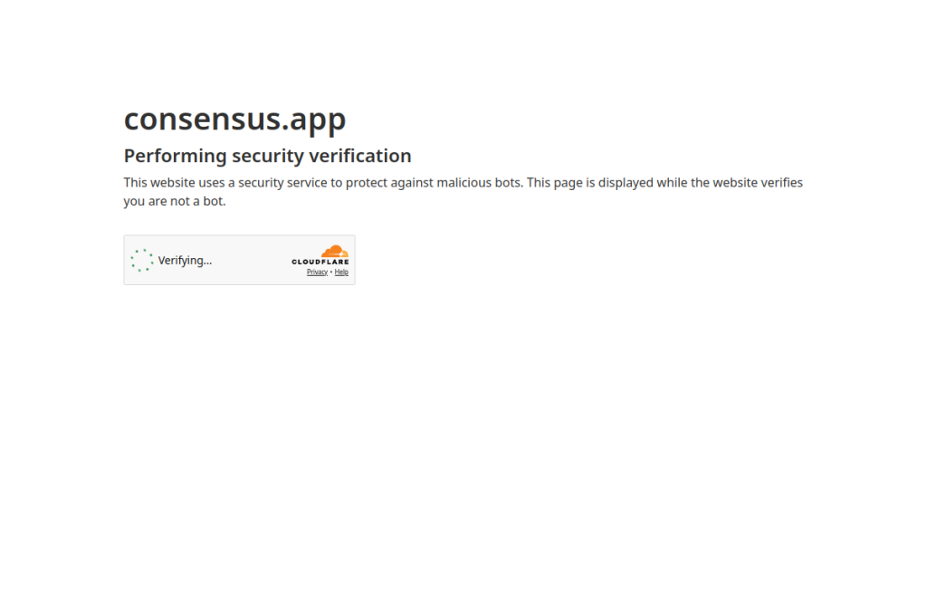 Interfaz de Consensus