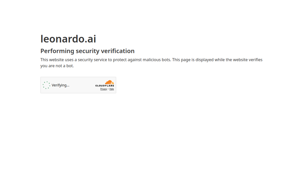 Interfaz de Leonardo AI