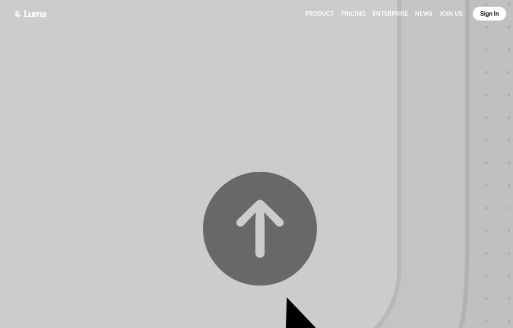 Interfaz de Luma Labs