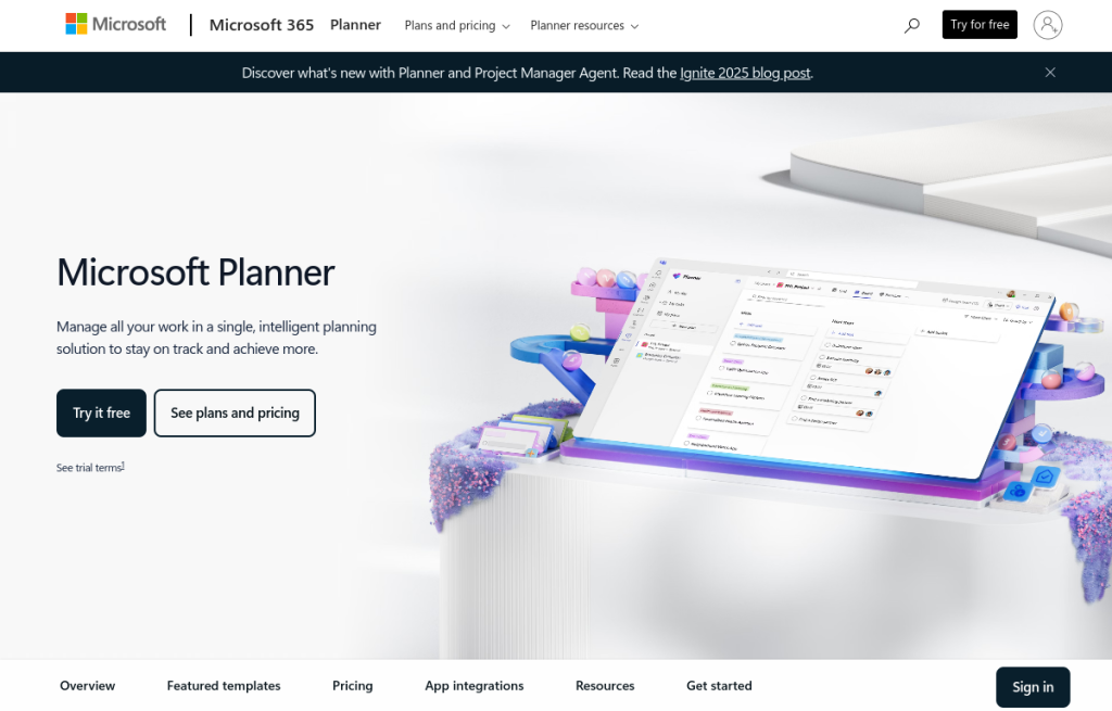 Interfaz de Microsoft Project