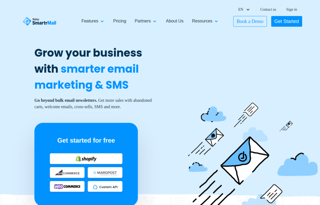 Interfaz de SmartrMail