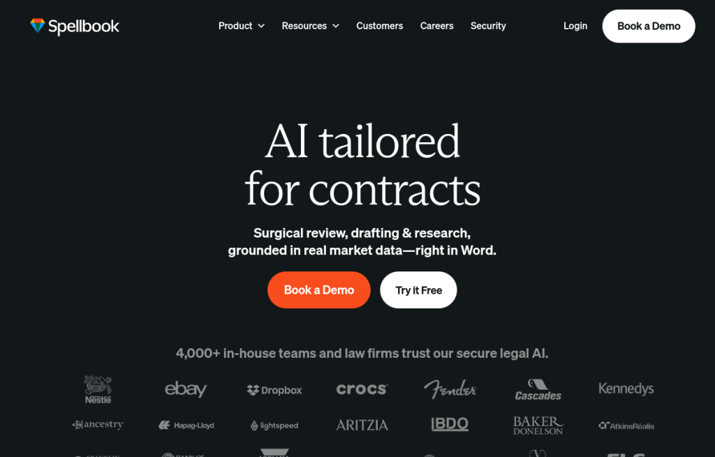 Interfaz de Spellbook