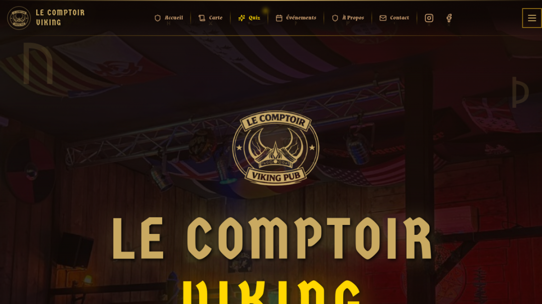Aperçu du site Le Comptoir Viking
