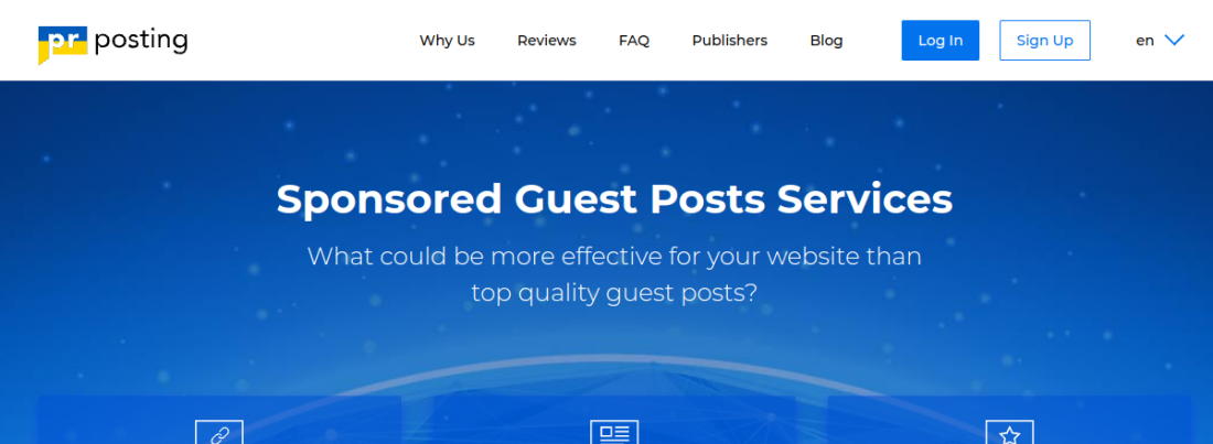 prposting.com link building platform screenshot
