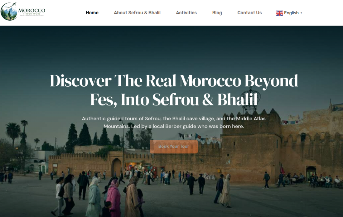 Site web Morocco Hidden Tours