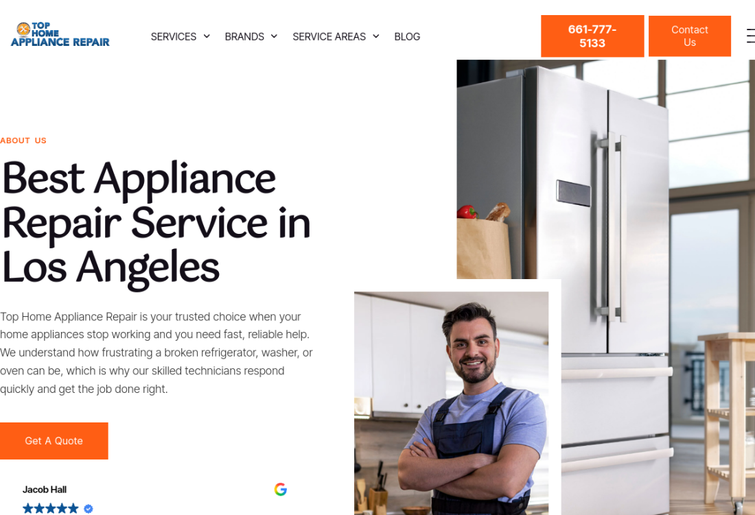 Top Home Appliance Repair website