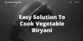 Easy In Order To Cook Vegetable Biryani