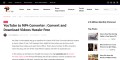 How To Convert YouTube Videos To Mp4 YouTube to Mp4 Converter