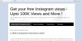 Buy Instagram Followers - Likes - Views And Feedback From Qubeviews