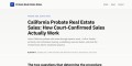 Understanding the California NOD to Trustee Sale Timeline