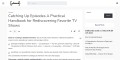 Web Series Discovery