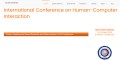 International Conference on Human-Computer Interaction