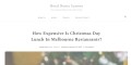 christmas lunch melbourne in Melbourne