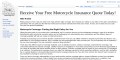 Motorbike Insurance