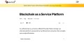 Blockchain as a Service (BaaS) | Maticz